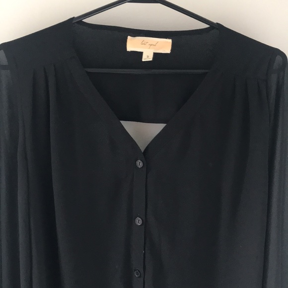 Black long sleeve blouse | Small - Picture 2 of 7